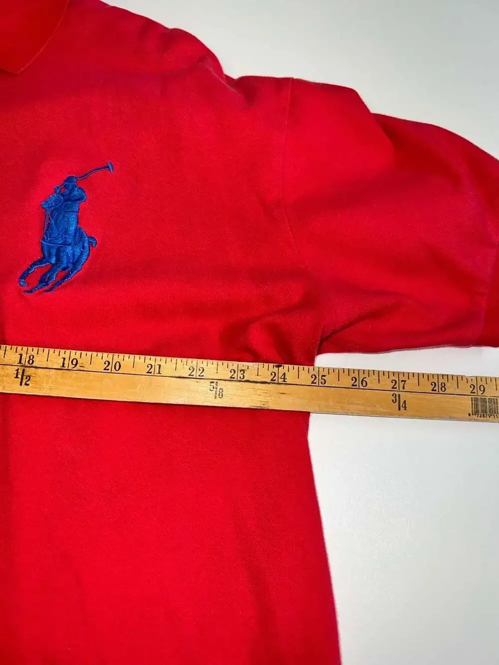 Vintage Polo Ralph Lauren Big Pony Red Polo Shirt XXXL 0210